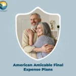 american-amicable-final-expense-plans-banner-with-smiling-senior-couple-holding-hands-inside-a-shield-design-on-light-blue-background